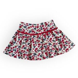 Gymboree Floral Pull On Skort Size 5